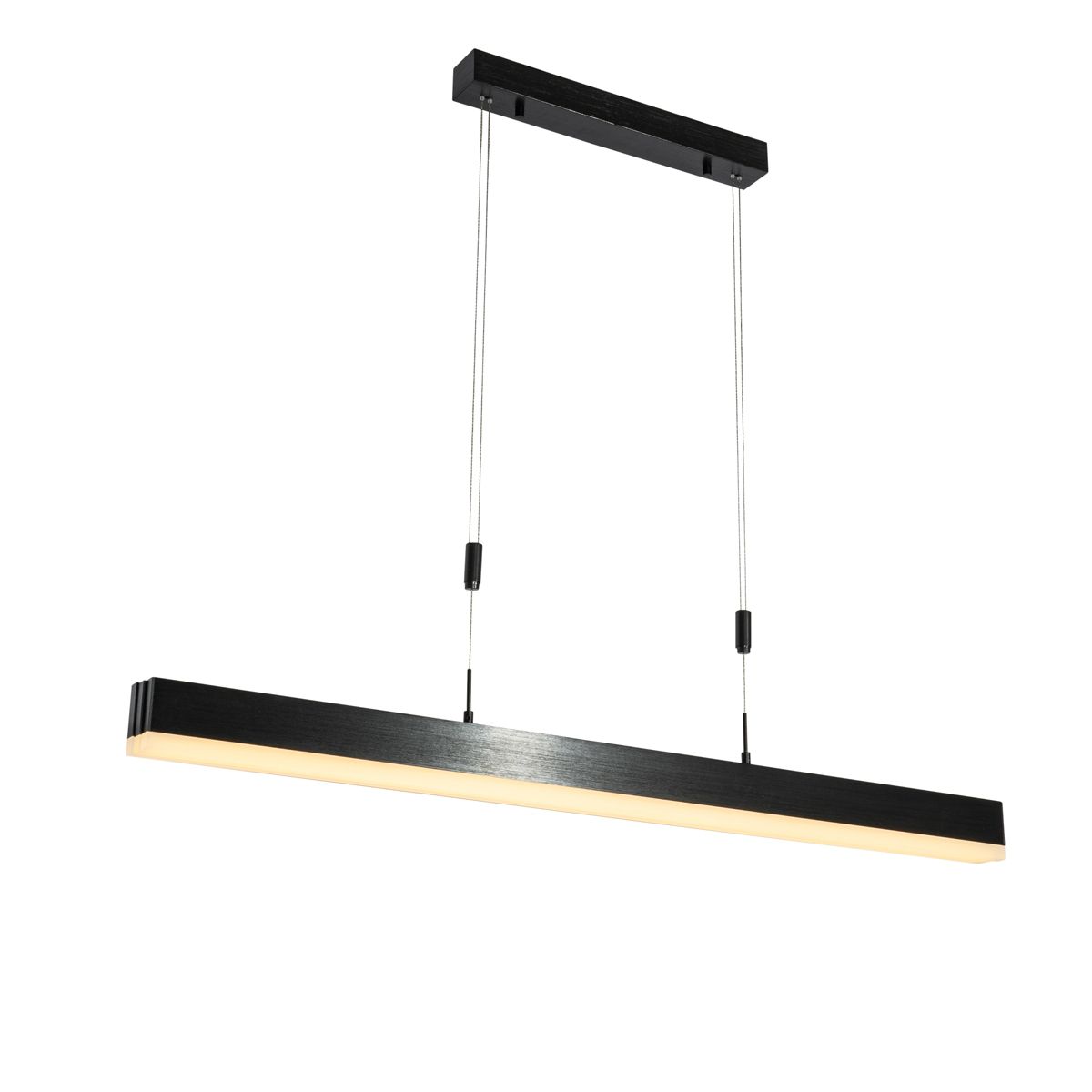 Moderne verstelbare hanglamp zwart incl. LED dimbaar - Lamba