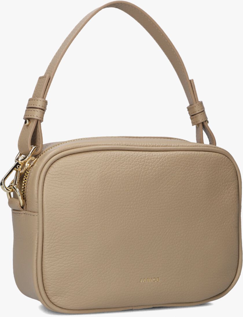 beige janice schoudertas bruce