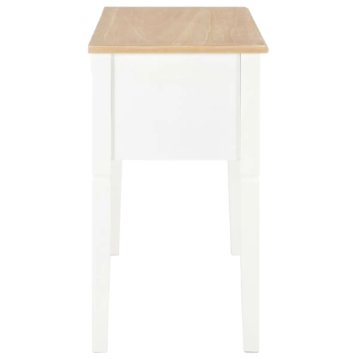 VidaXL Bureau Blanc ((109,5 x 45 x 77,5 cm))