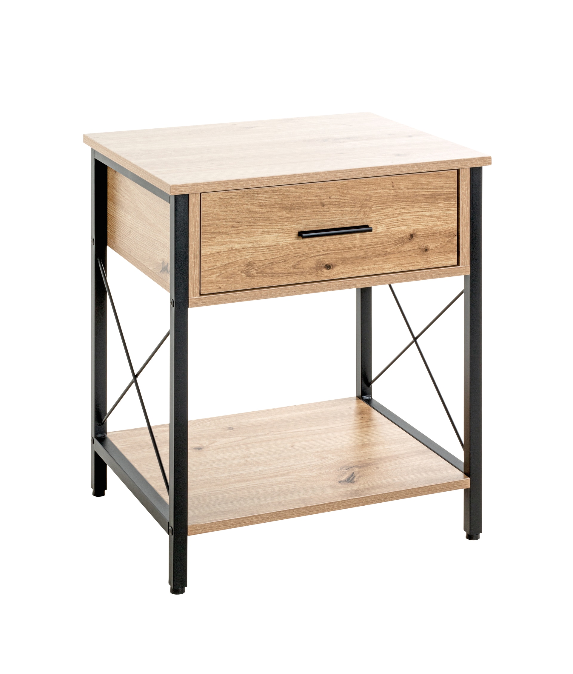 Konsole 45 x 40 cm braun/schwarz