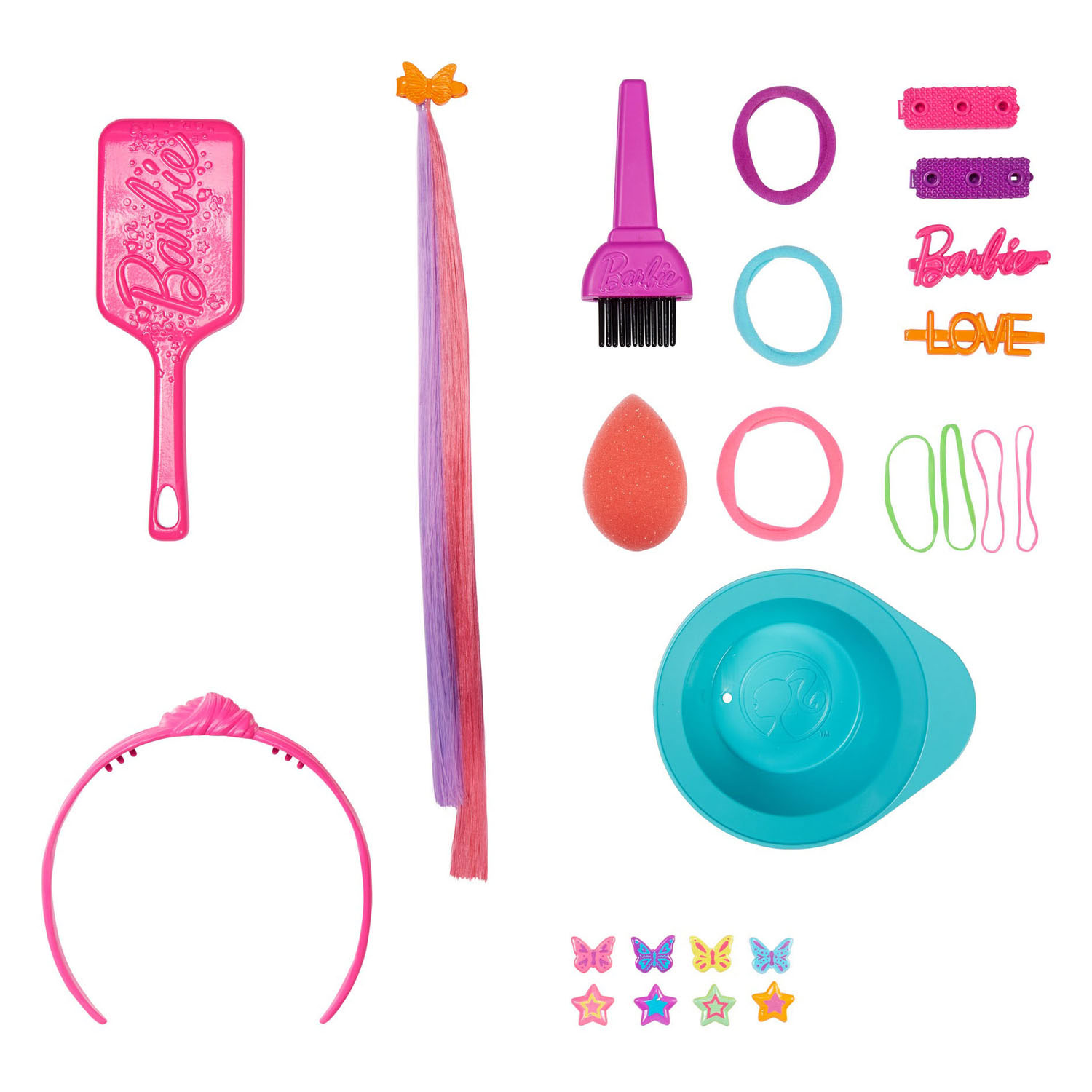 Barbie Neon Rainbow Kaphoofd Deluxe