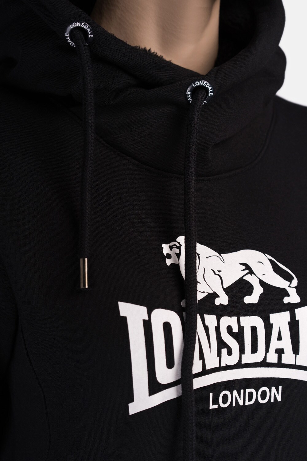 Lonsdale Frauen Sweatkleid mit Kapuze PITLESSIE