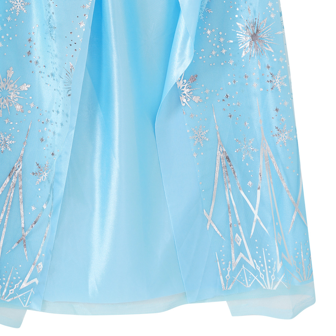 Topolino Prinzessinnen-Cape mit Glitzer-Print hellblau