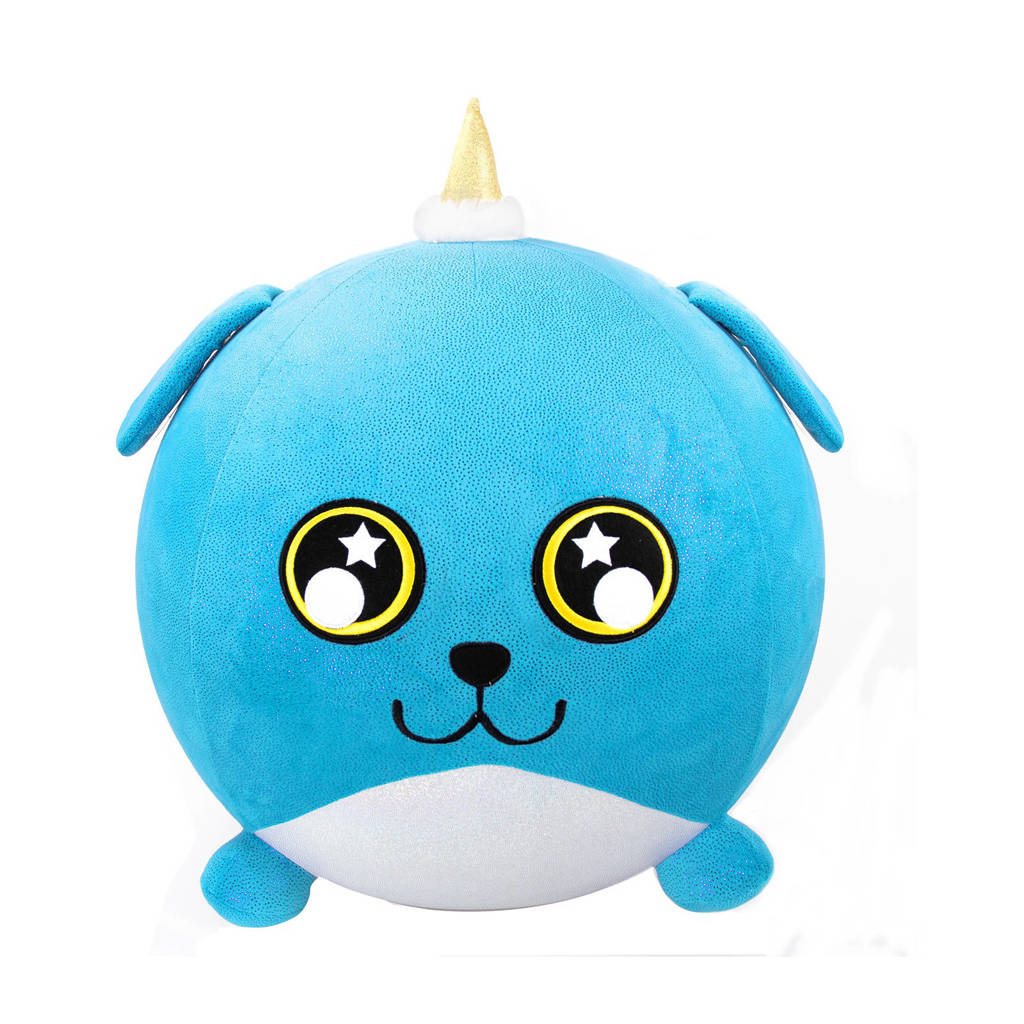 Biggies Pluchen Hond blauw