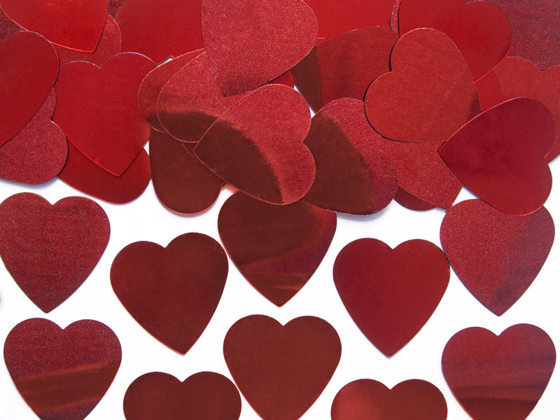 Confetti Hartjes Rood 25mm