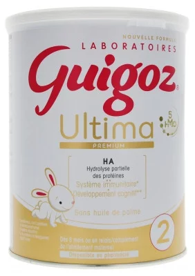 Lait en Poudre 2ème Âge - Ultima Premium Guigoz - Dès 6 mois- 800g
