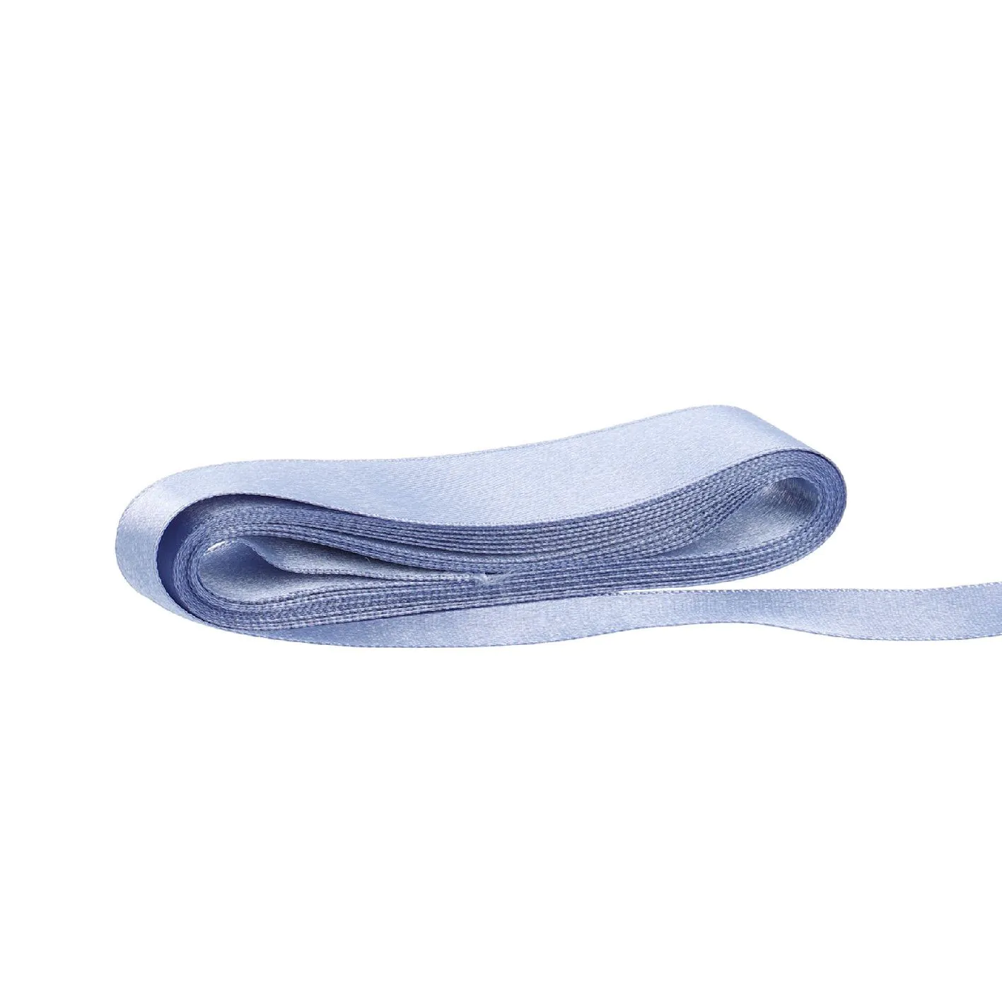 Geschenkband Satin, Rauchblau, 25 mm x 3 m