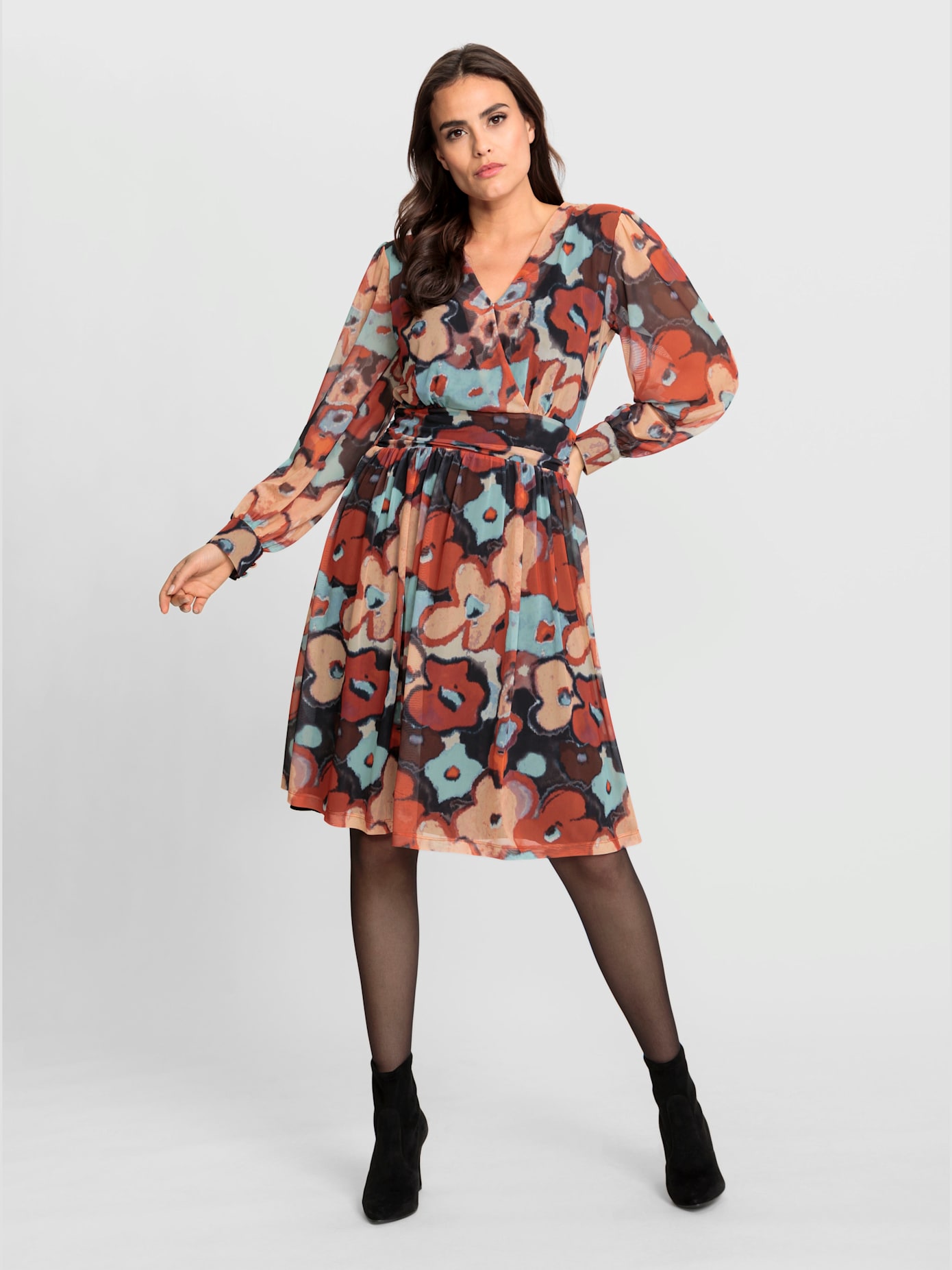 Robe imprimée qualité maille imprimée