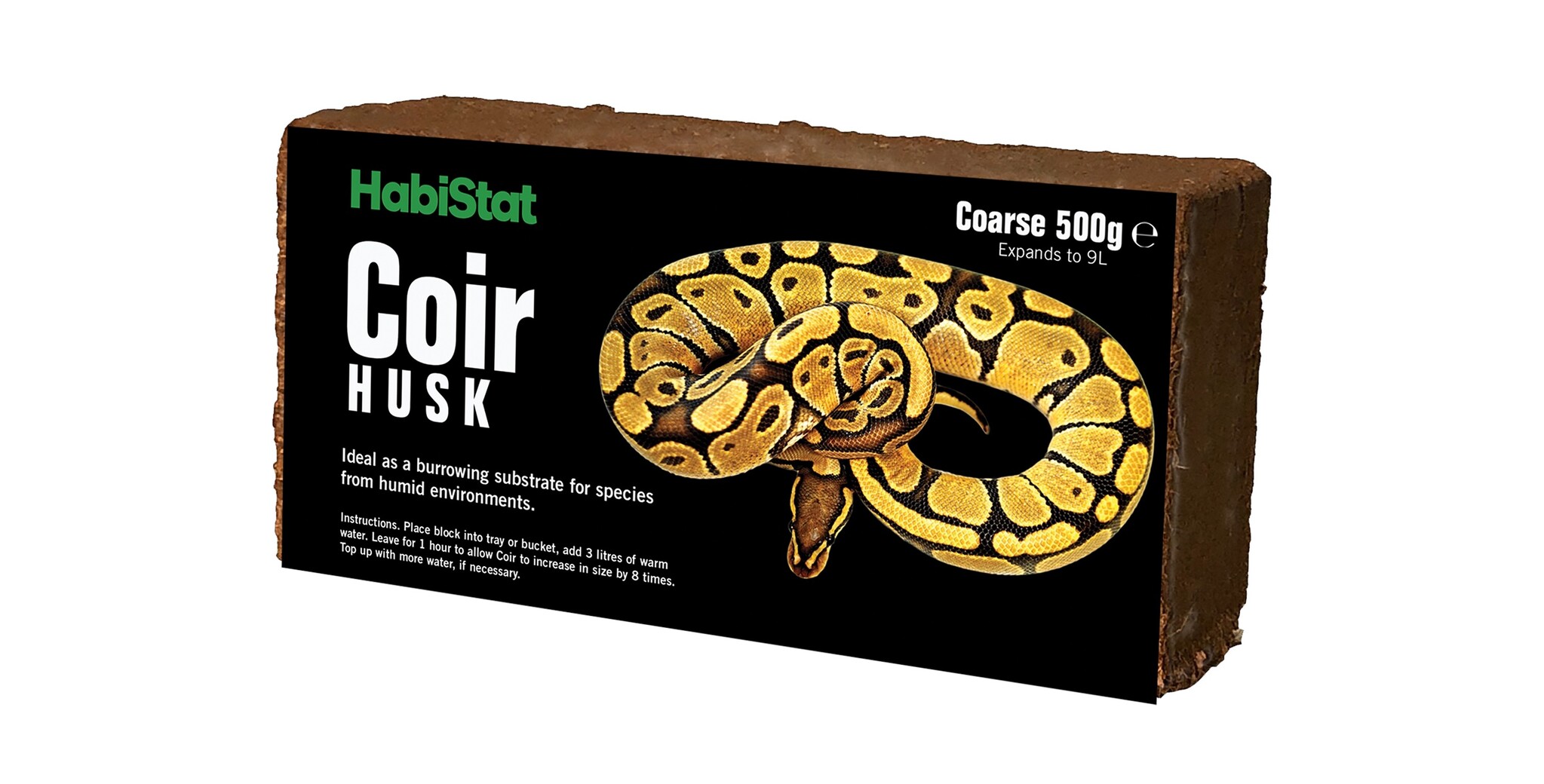 Habistat Terrarium Substraat Kokosblok 500g