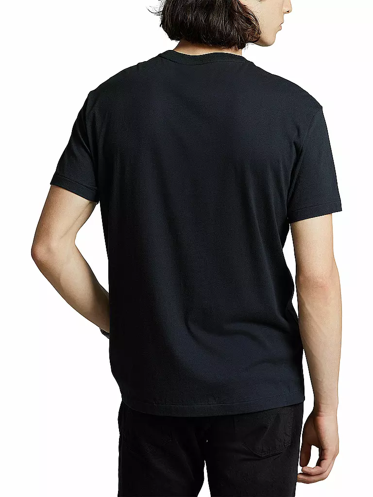 POLO RALPH LAUREN T-Shirt Custom-Slim-Fit schwarz