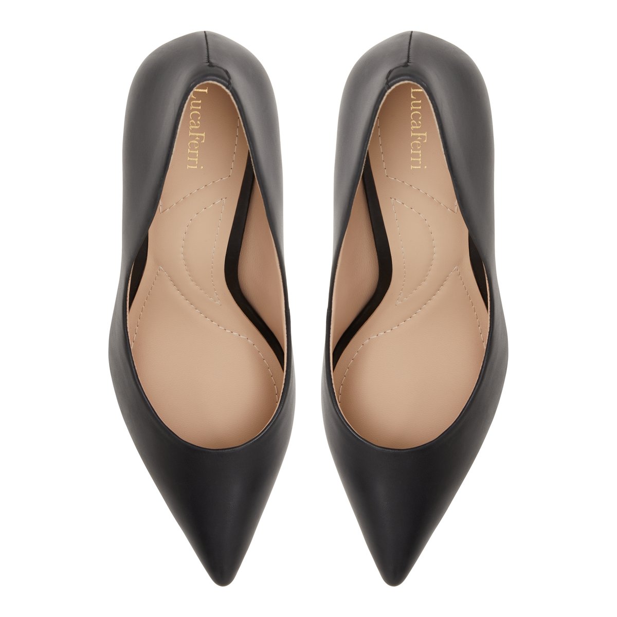 LUCA FERRI-Elabrina-Talons hauts/Escarpins - Talon plat - Autre Noir