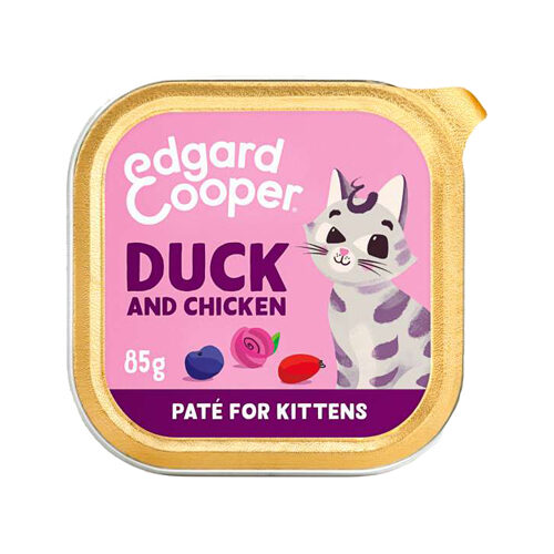 Edgard & Cooper Kitten - Vrije Uitloop Eend en Kip - Paté