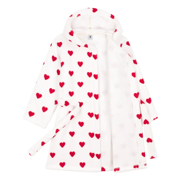 Petit Bateau Peignoir à Capuche Eponge | Blanc