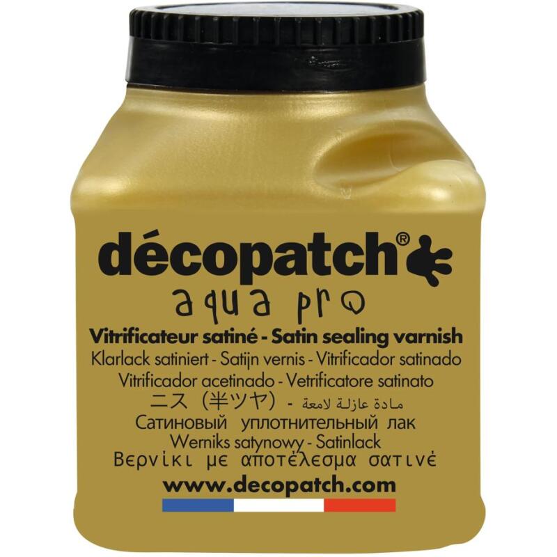 Vitrificateur satiné 180ml multilangues - Or