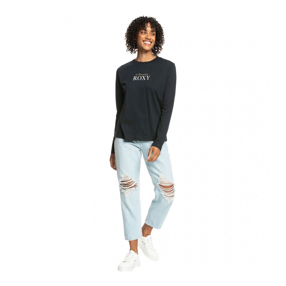 Roxy I AM FROM THE ATLANTIC - Tee-shirt Femme anthracite