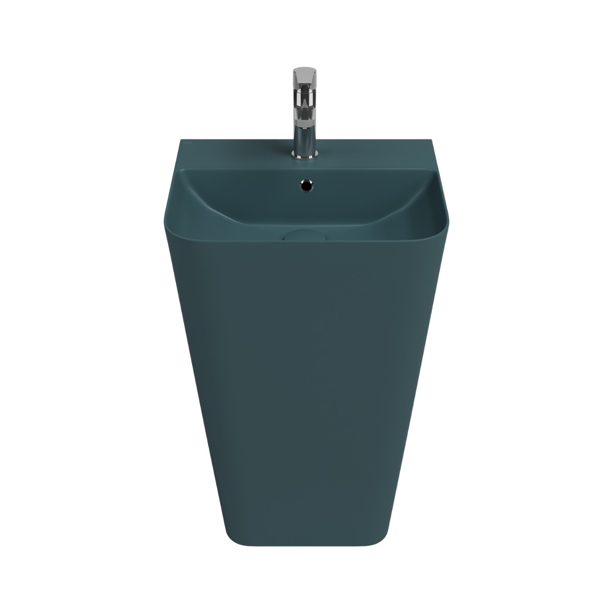 Isvea Sott Aqua staande wastafel 50cm petrol