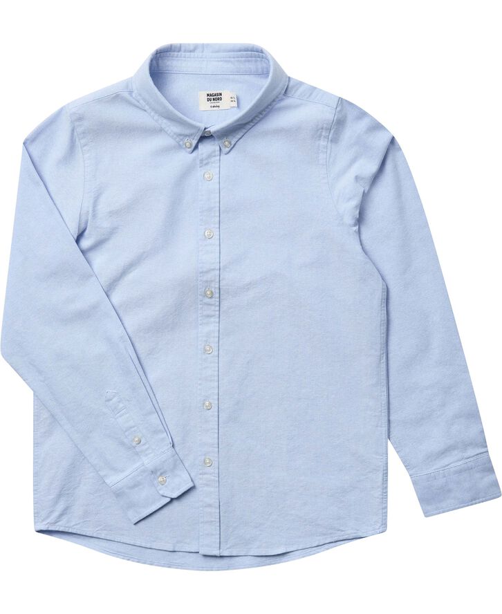 Magasin du Nord Collection Teis oxford shirt - GOTS Light blue