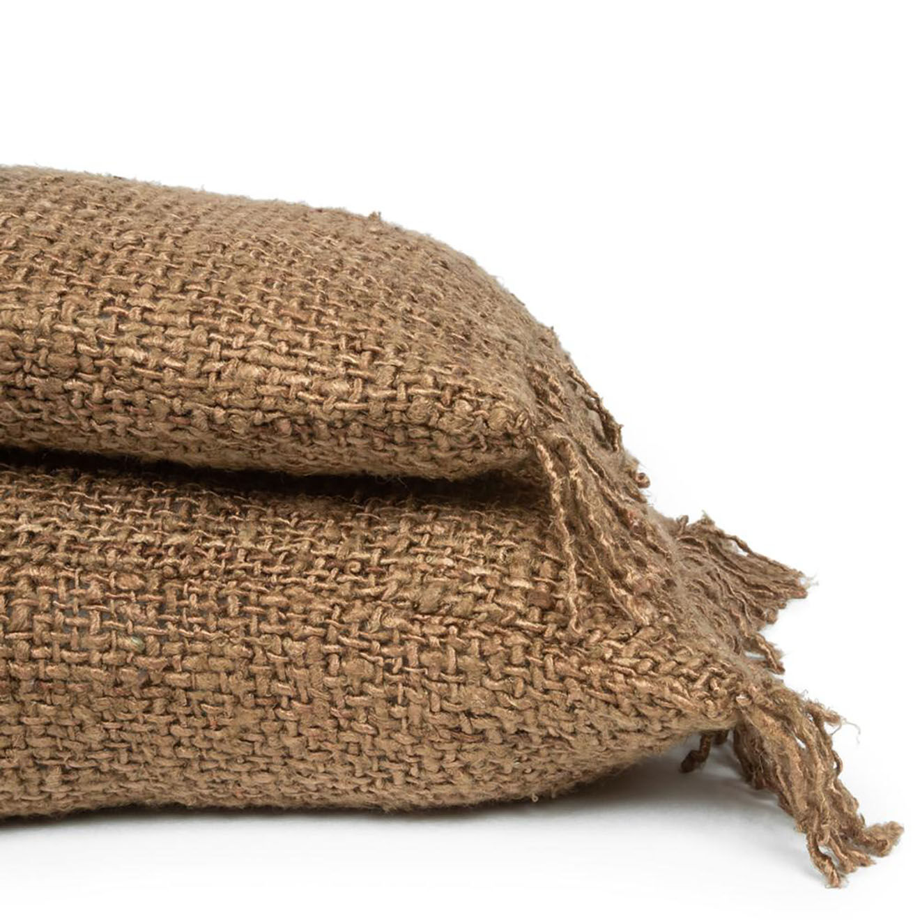 Bazar Bizar Housse de coussin Oh My Gee marron - 30x50 cm