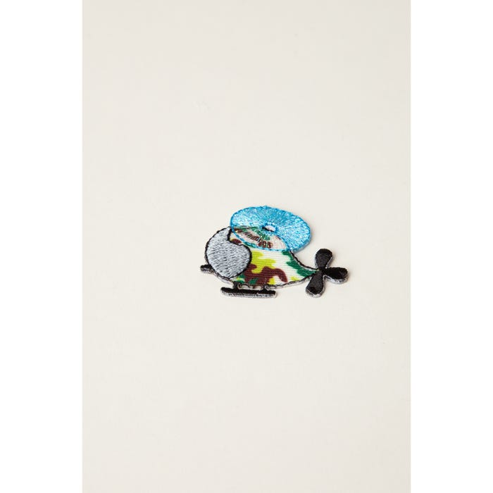 Atelier Veritas-Patch met helicopter 3x4cm
