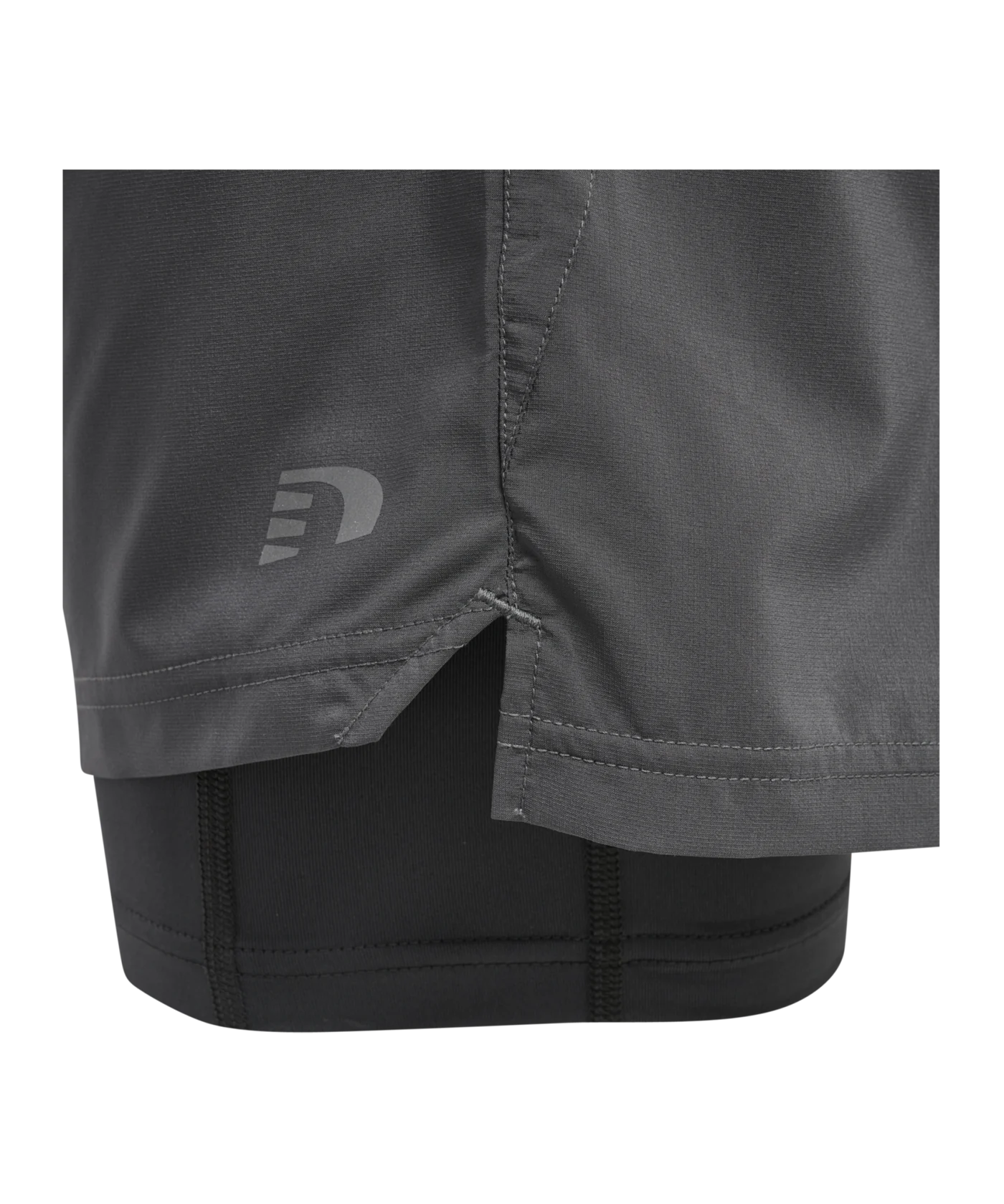 Newline 2in1 Short Running Damen Grau F2162