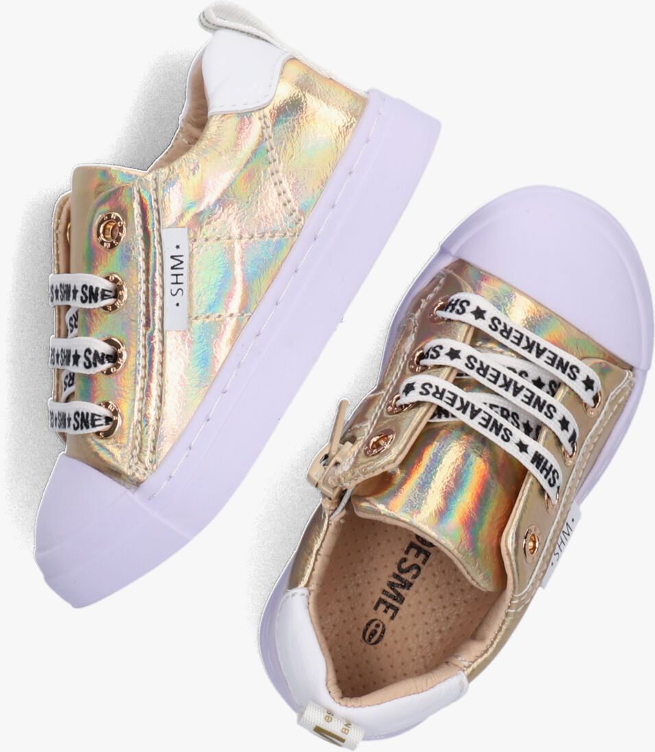 SHOESME gouden shoesme lage sneakers sh22s001