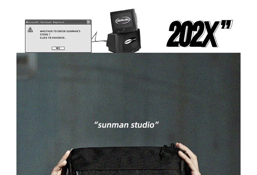 SUNMAN - Applique Sling Bag