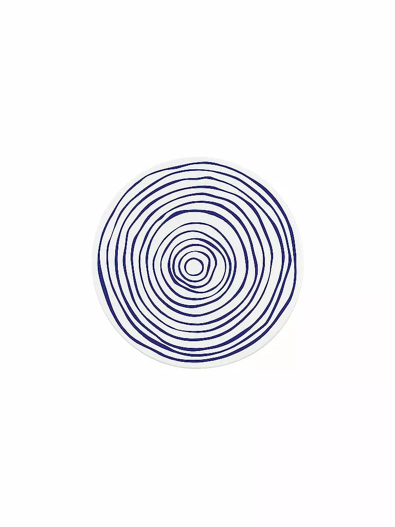ZASSENHAUS Untersetzer NORDIC 20cm Circles / Blue-White blau