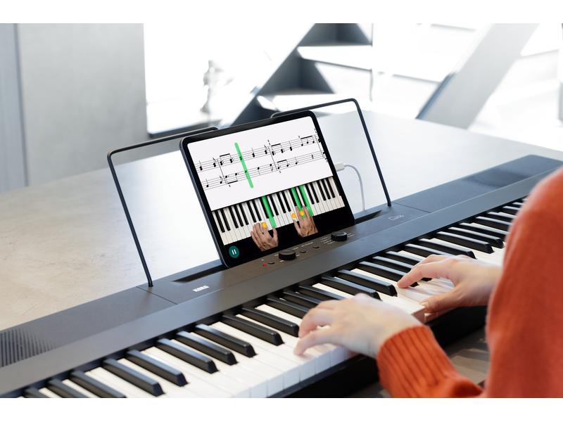 Korg E-Piano Liano – Schwarz Digitalpiano in schlankem Design für Anfänger