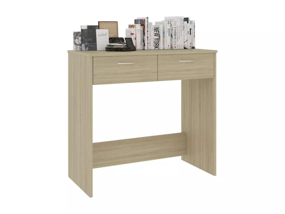 Bureau Chêne Sonoma 80x40x75 cm Aggloméré