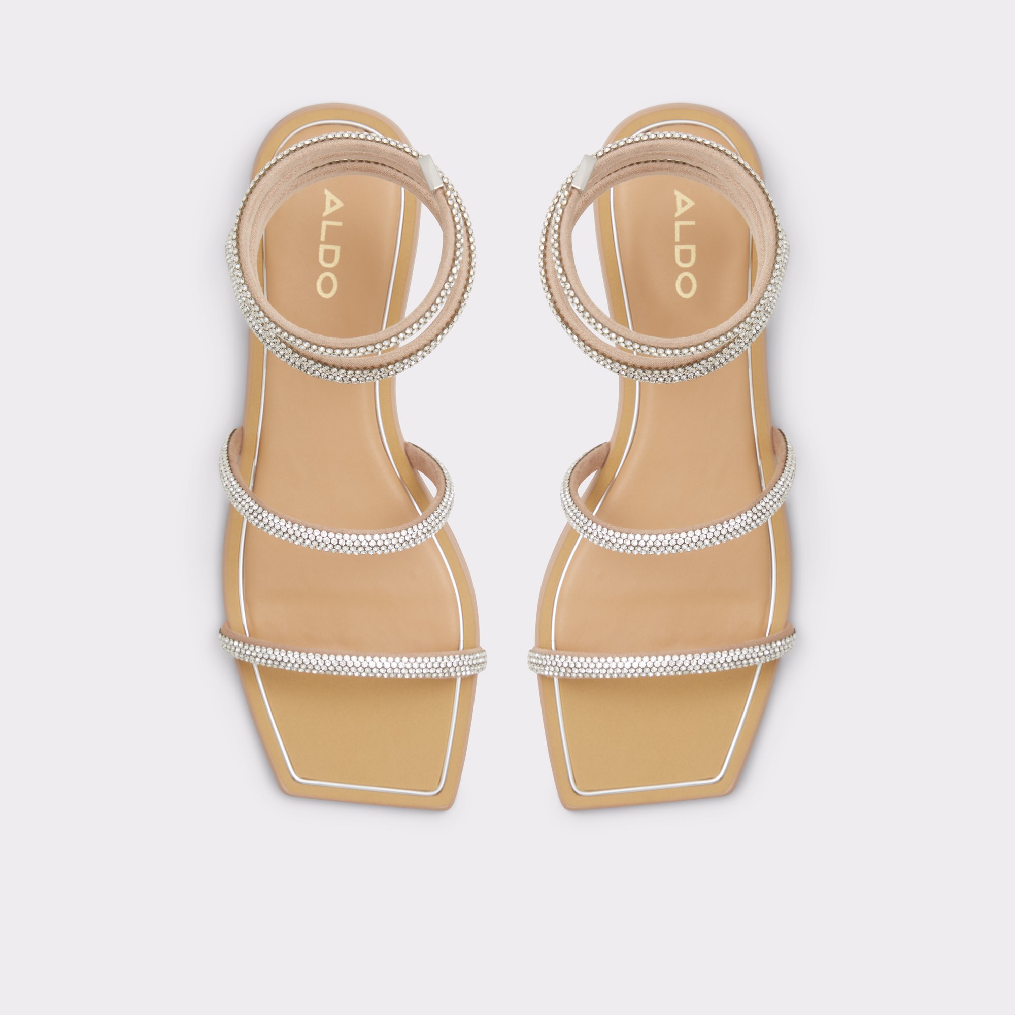 Dacia Medium Beige Women Strappy Sandals