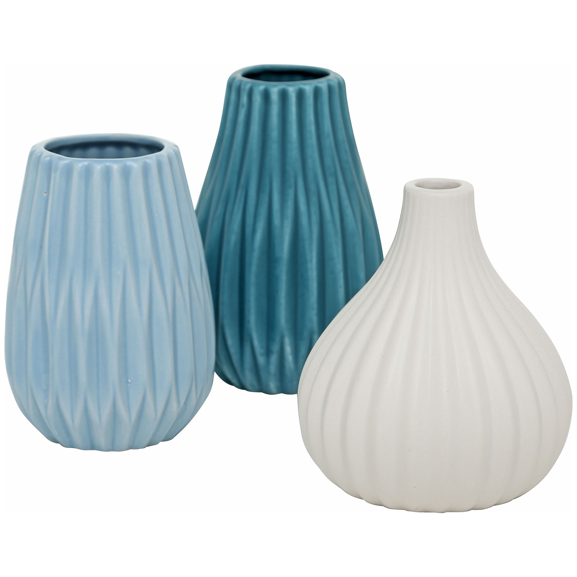 Vase - 3-fach sortiert - Steingut