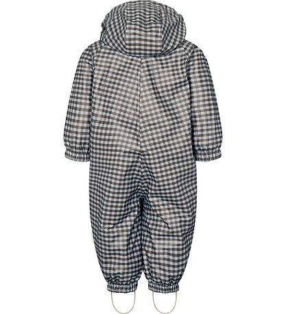 MarMar Regndragt m. Fleece - PU - Orion - Espresso Check