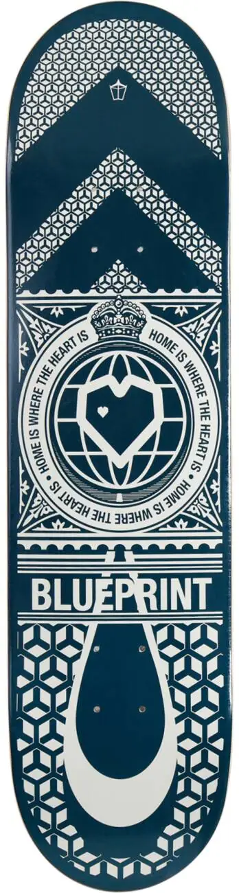 Blueprint Home Heart Skateboard Deck | SkatePro
