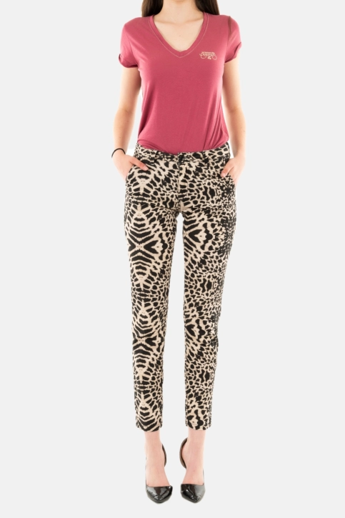Pantalons Le Temps Des Cerises rodin 0440 black/beige