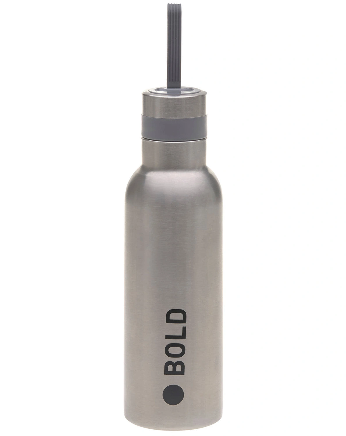 Edelstahl Trinkflasche BOLD (750ml) in silver