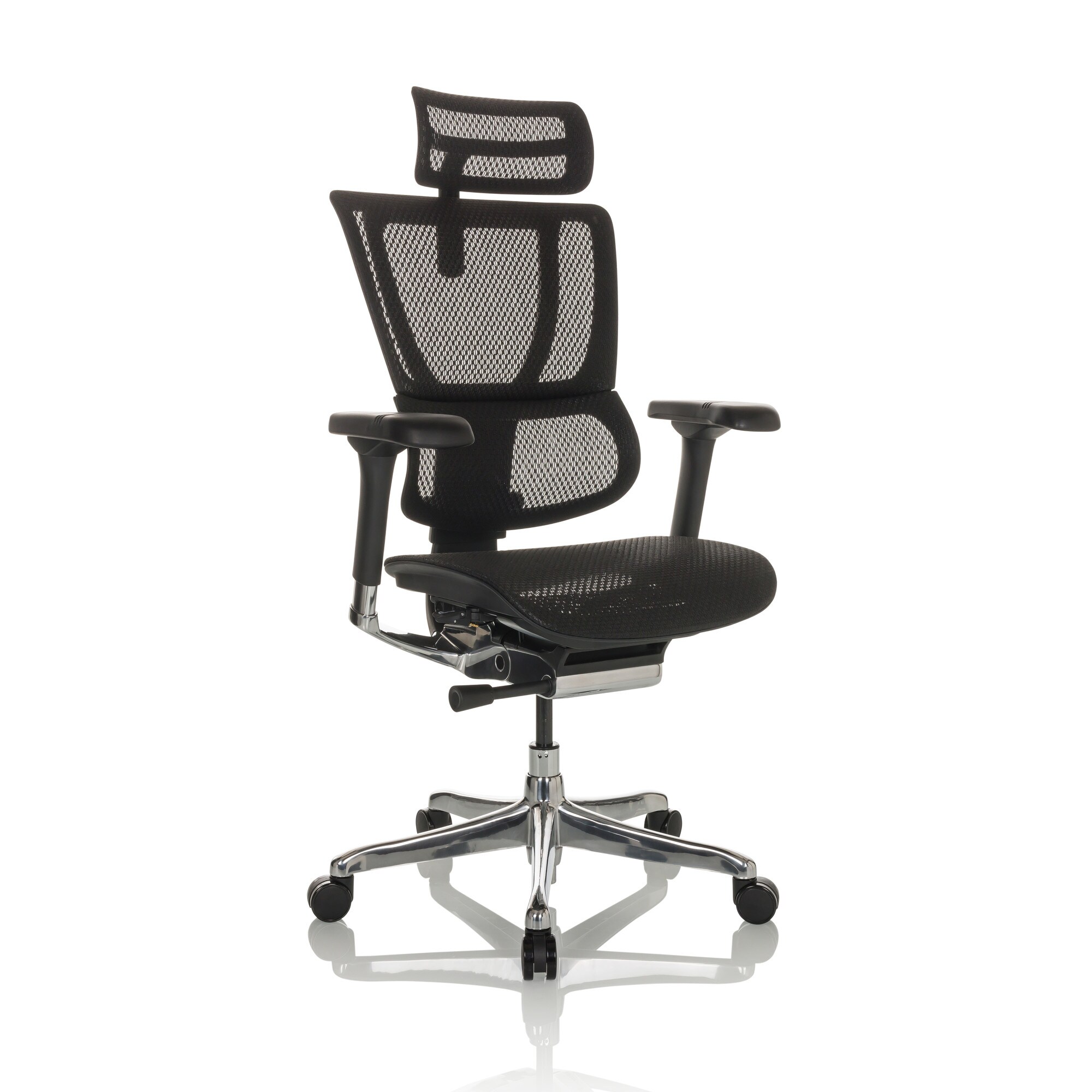 Luxus Chefsessel ERGOHUMAN SLIM GEN2 Netzstoff mit Armlehnen (höhenverstellbar) hjh OFFICE