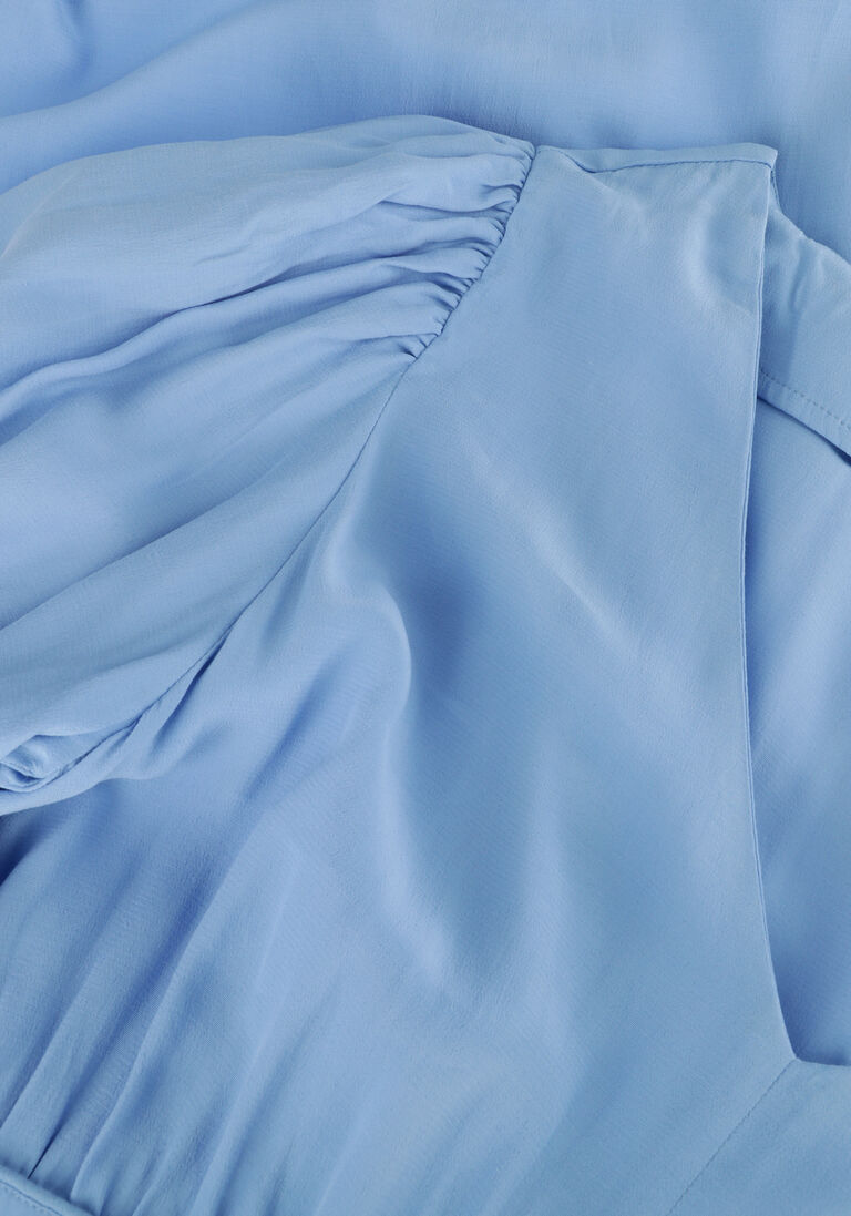 POM AMSTERDAM donkerblauwe pom amsterdam midi jurk mediterranean blue dress