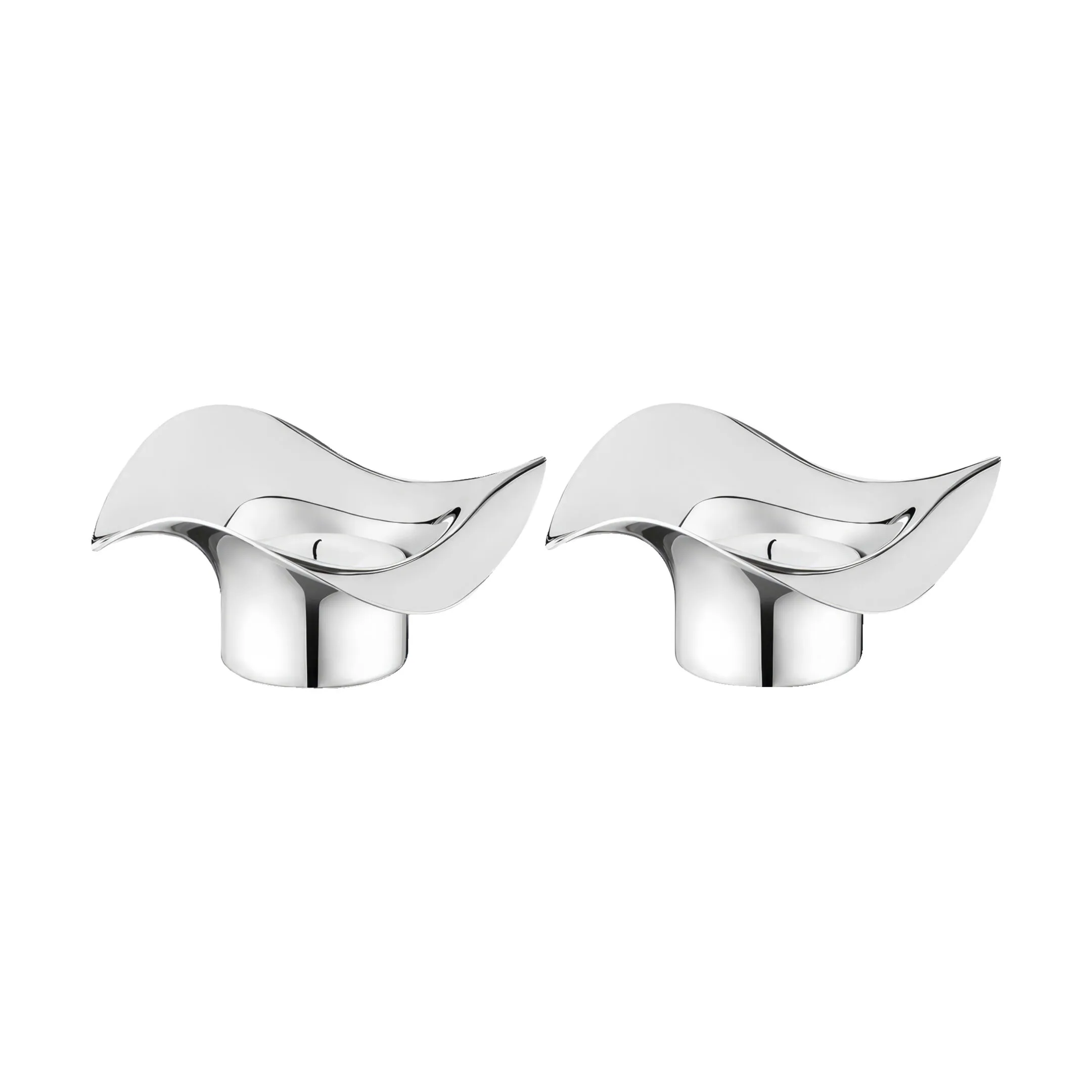 Georg Jensen Cobra Fyrfadsstage - 2 stk.
