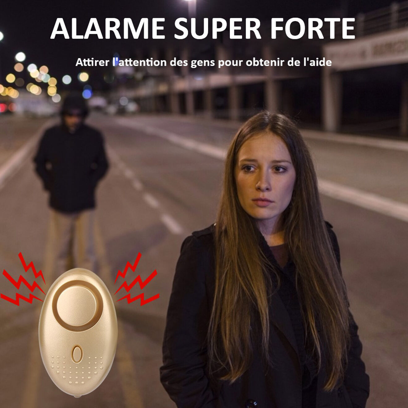 Onamaste Alarme dissuasive dorée