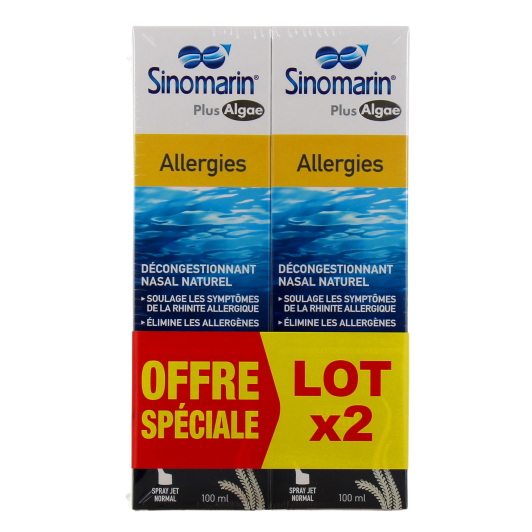 Décongestionnant nasal naturel Sinomarin Allergies