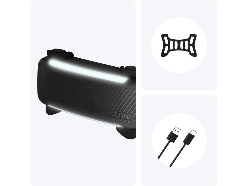 tractive GPS-Tracker DOG 6 Schwarz GPS Tracker für Hunde