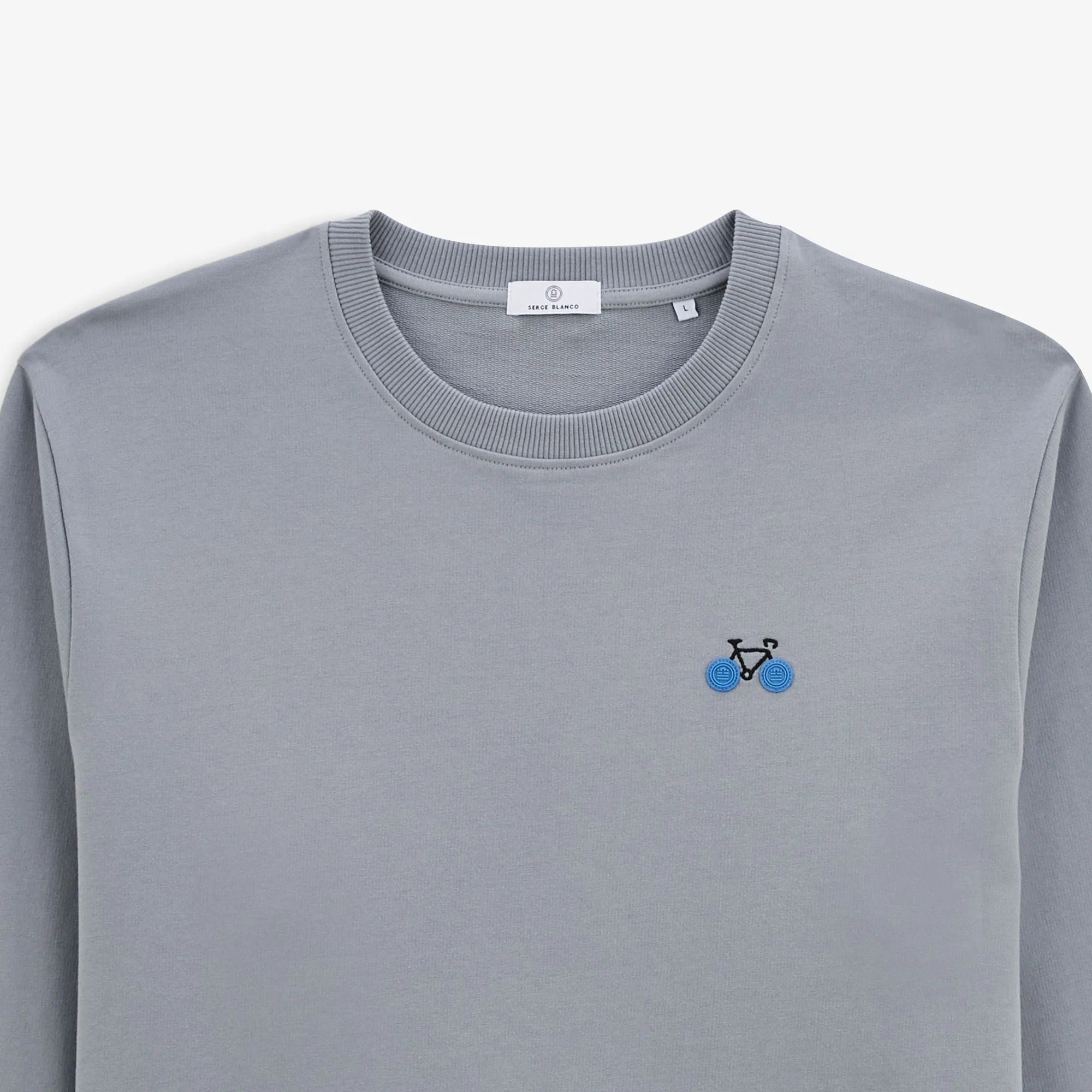 STANLEY - Sweat broderie vélo | Gris