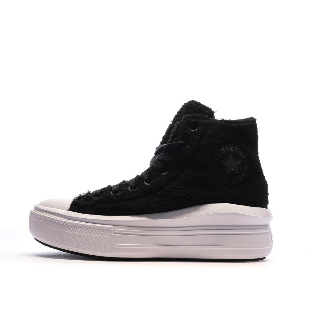 Converse Baskets Noires Femme Converse Chuck Taylor All Star Move