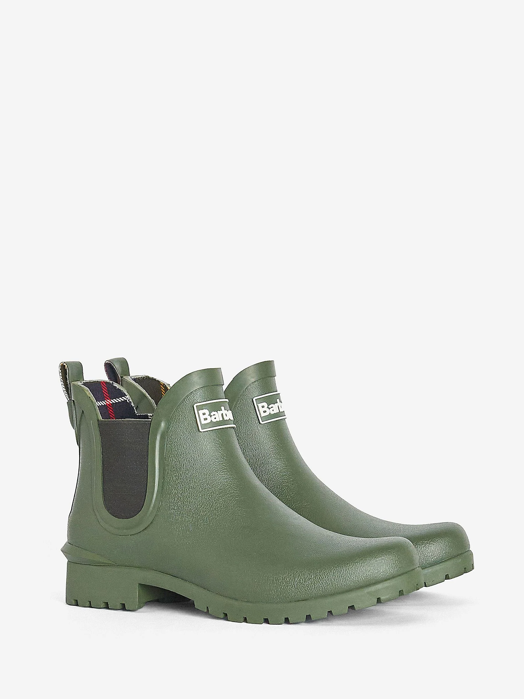 Groen - Barbour® Wilton Chelsea Wellington laarzen