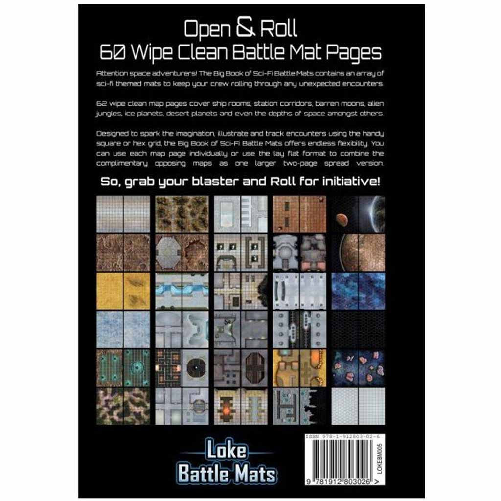 Livre Plateau de Jeu : Big Book of Sci-Fi Battle Mats (A4)