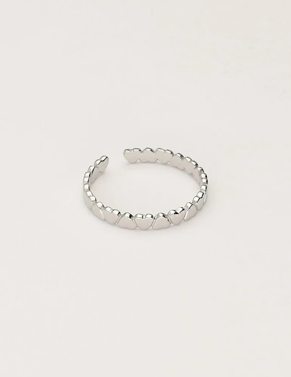 My Jewellery Vintage ring met hartjes MJ11244