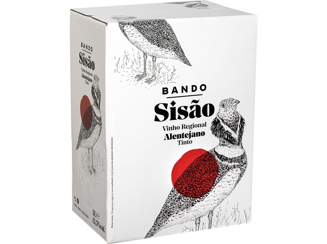 VINHO TINTO BANDO SISÃO ALENTEJANO BAG IN BOX 3L
