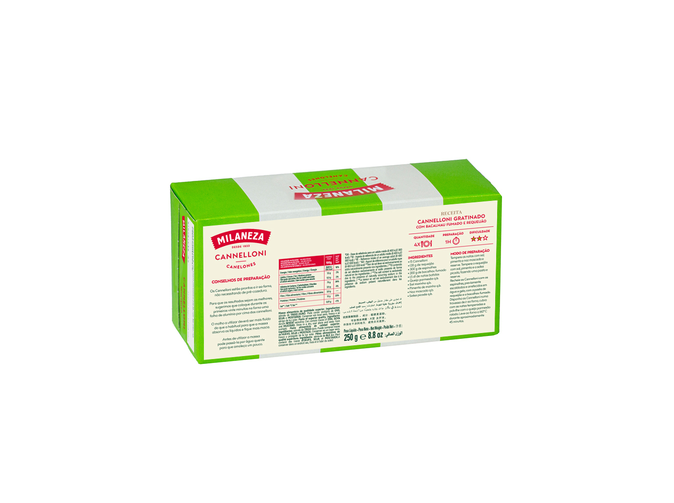 CANNELONI MILANEZA 250G