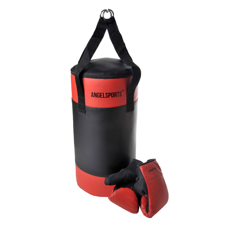 Bokszak met handschoenen - 50 cm