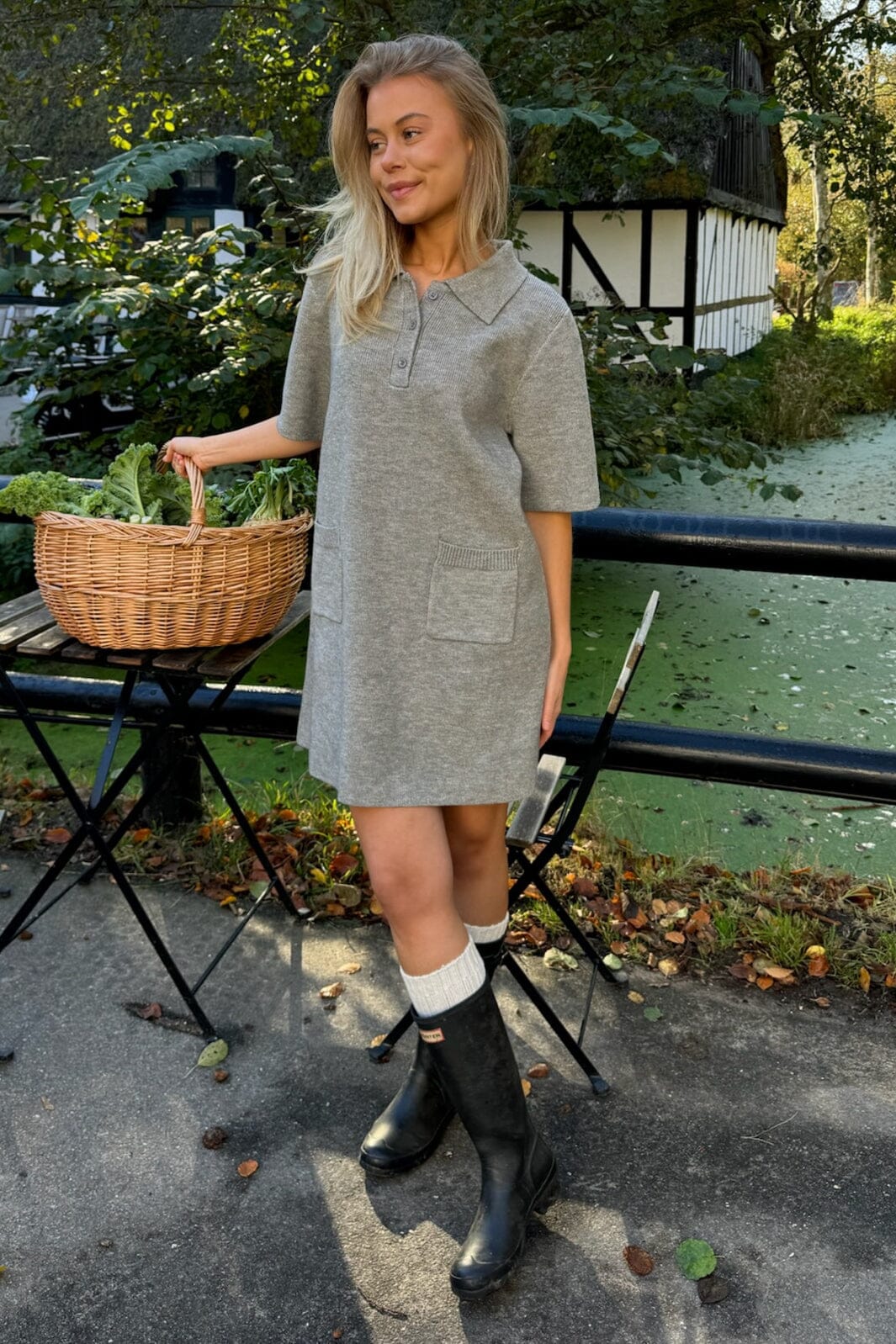 BYIC Sific Knit Dress H097-3 grey grey